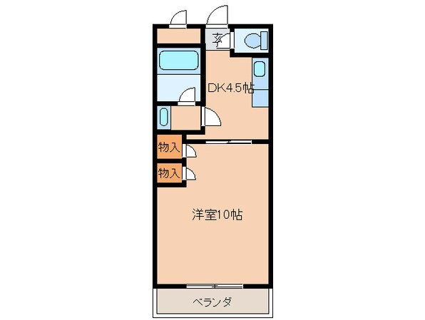 エスポアール宝町Ⅰの物件間取画像